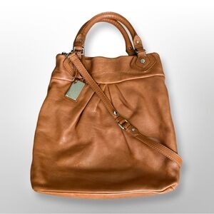 MARC by MARC JACOBS Camel Leather Satchel Shoulder Bag